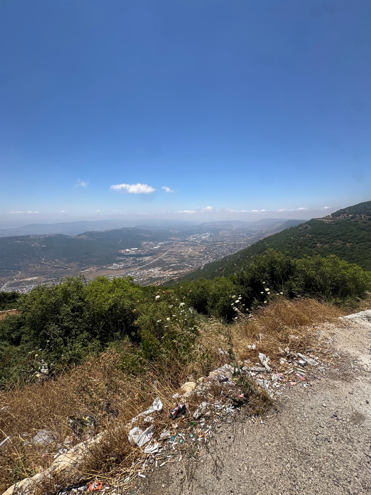מצפה הארי - נוף פנורמי על הרי הגליל העליון